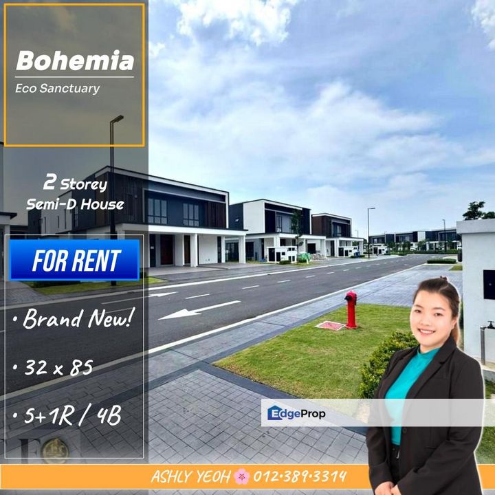 ▌Peaceful Sanctuary 🕊️ 2 Storey Semi-D for Rent @ Eco Sanctuary, Bandar Rimbayu │ 宁静圣所 豪华半独立待租, Selangor, Kota Kemuning