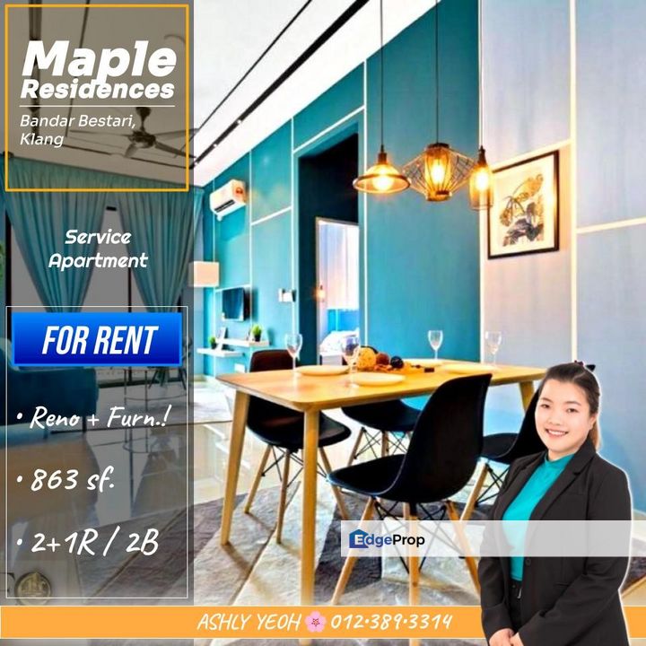 ▌Modern ID Lifestyle 🧸 Condo for Rent @ Maple, Bandar Bestari │ 精品装修 • 公寓待租, Selangor, Klang
