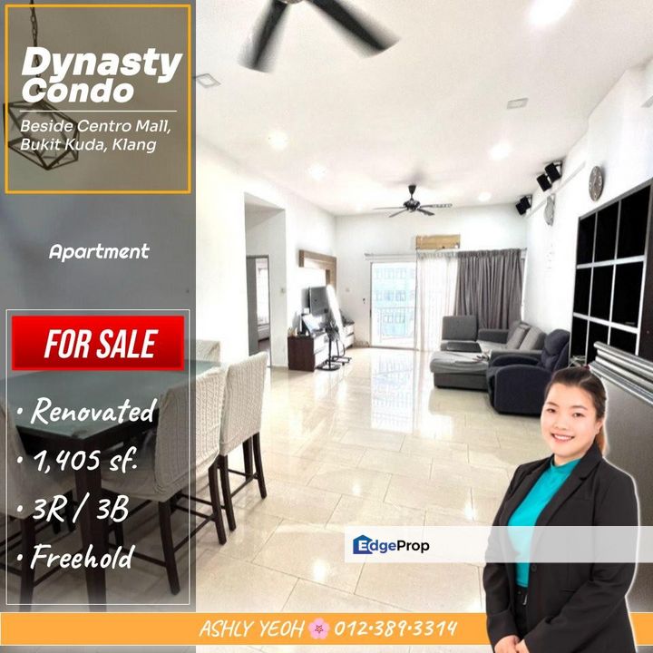 ▌Home Comfort 🍵 Condo for Sale @ Dynasty Condo, Klang │ 家的舒适 • 皇朝公寓待售, Selangor, Klang