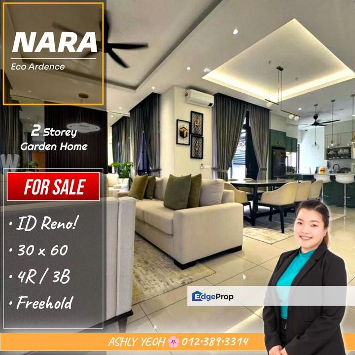 ▌Designer Renovated 💝 2 Storey Garden Home for SALE @ NARA, Eco Ardence │ 顶尖装修 • 豪华花園式排屋 待售, Selangor, Shah Alam
