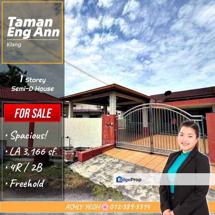▌Warm Family Living 🧸 Semi-D for Sale @ Taman Eng Ann, Klang │ 温馨之家 • 半独立式 待售, Selangor, Klang