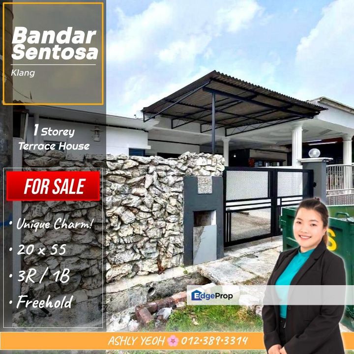 ▌Price Reduction 🏷️ Terrace House for Sale @ Bandar Sentosa │ 降价优惠 • 排屋 待售, Selangor, Klang
