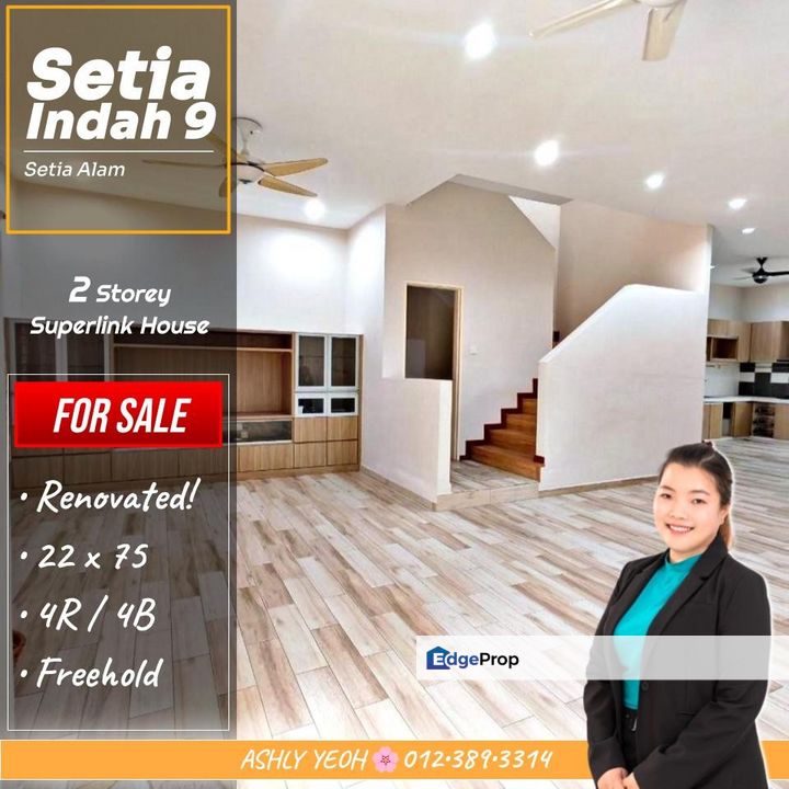 ▌Where Comfort Settles In 🌿 2S Terrace for Sale @ Setia Indah 9, Setia Alam │ 舒适居所 • 豪华排屋 待售, Selangor, Shah Alam