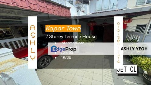 Kapar Town 2 Storey Terrace House for sale best value must view!, Selangor, Kapar 