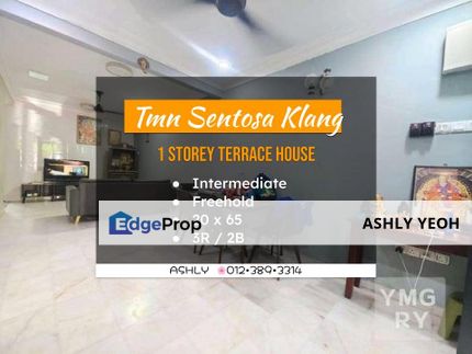 Taman Sentosa Klang Terraced House for sale terrace with Renovation Reno, Selangor, Klang