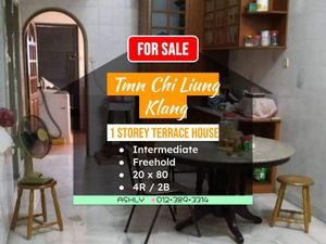 Taman Chi Liung Klang 1 Story Terraced House for sale # Single Rumah ...