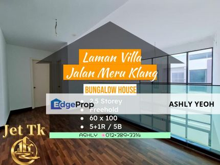 Laman Villa Jalan Meru Klang Bungalow House for sale # Rumah untuk jual, Selangor, Klang