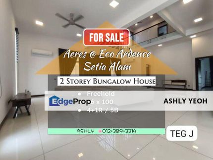 2 Storey Bungalow @ Aeres Setia Eco Ardence Setia Alam Shah Alam for sale # Rumah untuk jual, Selangor, Shah Alam