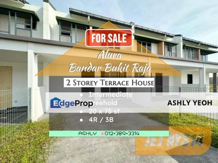 20x75 Double Storey Terraced House for Sale @ Alura, Bandar Bukit Raja, 41050 Klang, Malaysia., Selangor, Klang