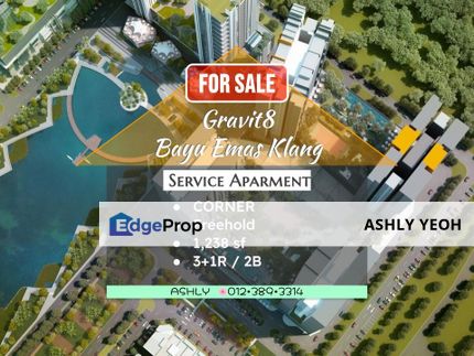 Ashino, Gravit8 Service Residence Condominium for Sale @ Kota Bayuemas, Klang South, 42000 Selangor., Selangor, Klang