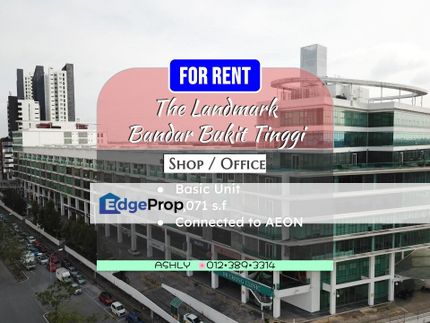 Shop Office for Rent @ The Landmark, Bandar Bukit Tinggi, 41200 Klang, Selangor., Selangor, Klang