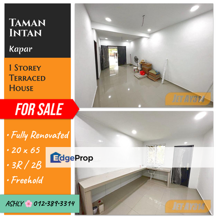 Super Renovation Kapar Klang 1 Storey Terraced House for sale Call Now!, Selangor, Kapar 