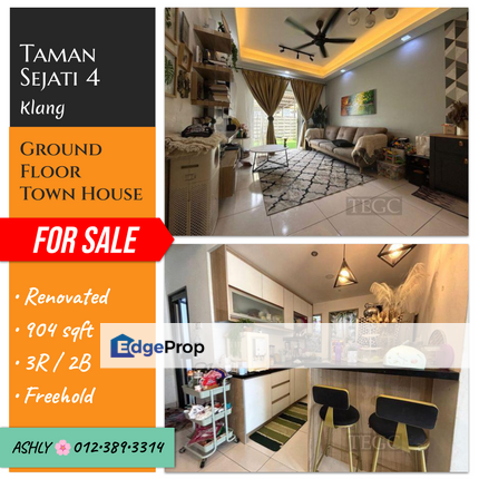 🌸 NICE RENO Townhouse for Sale 🏡 Rumah untuk jual 📍 Laman Impian, Bandar Botanic, Klang, Selangor, Selangor, Klang