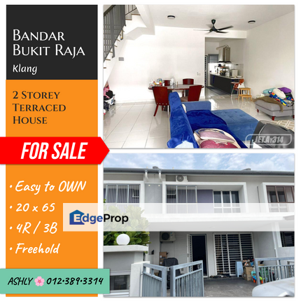 FURNISHED 🌸 Double Storey Terrace for Sale 🏡 Rumah untuk jual 📍 Bandar Bukit Raja 40150 Klang Selangor, Selangor, Klang