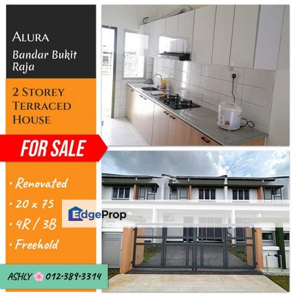 SUPER VALUE🌸 2 Storey Terraced House for Sale 🏡 Rumah untuk jual 📍 Alura, Bandar Bukit Raja 41050 Klang, Selangor, Selangor, Klang