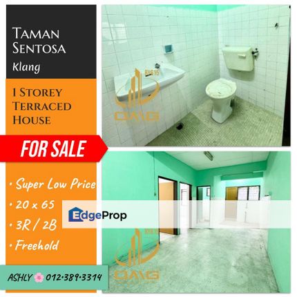 SPECIAL OFFER 🌸 Single Storey Terrace House for Sale 🏡 Rumah untuk jual 📍 Yusuf Shahbuddin, Taman Sentosa,  41000 Klang Selangor, Selangor, Klang