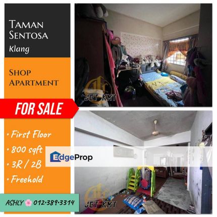 Super Value Buy 🌸 Shop Apartment for SALE 🏢 Rumah Kedai Untuk Jual @ Taman Sentosa, 41200 Klang, Selangor, Klang