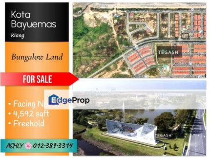 PRIME Location 🌸 Bungalow Land for SALE 🏡 Rumah untuk Jual @ Kota Bayuemas, Jalan Bayu Impian, 42000 Klang, Selangor, Klang