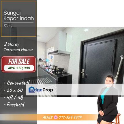  Fully RENO 🌸 Double Storey Terraced House for SALE @ Sungai Kapar Indah, Klang, Selangor, Kapar 