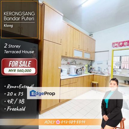 AAA Price Stock 🌸 Double Storey Terraced House   @ Jalan Kerongsang, Bandar Puteri, Klang, Selangor, Klang