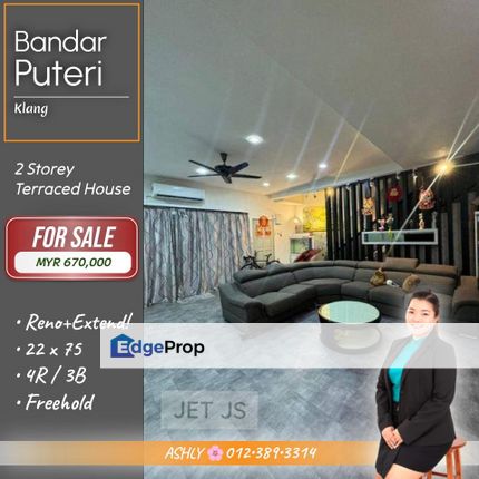 Double Storey Superlink Terraced House for SALE @ Bandar Puteri Klang, 41200 Klang, Selangor, Selangor, Klang