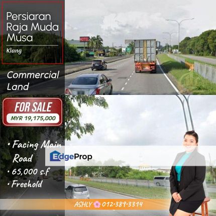 PRIME Location 🌟 Commercial Land for SALE @ Persiaran Raja Muda Musa, Klang (Facing Mainroad towards Port Klang), Selangor, Klang