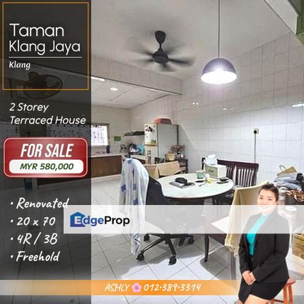 RENOVATED 🌸 Double Storey Terraced House for SALE @ Taman Desawan, Klang Jaya, Selangor, Klang