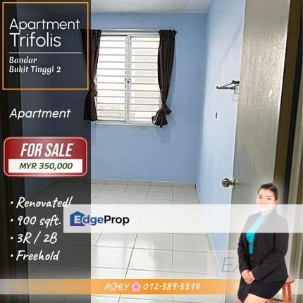 Convenient LIVING 🌸 Apartment for SALE | Trifolis, Bandar Bukit Tinggi 2, Klang, Selangor, Klang