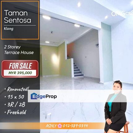 Fully Renovated 🌸 2 Storey Terrace House For SALE │ Taman Sentosa, Klang, Selangor, Klang