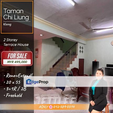 Renovated 🌸 2 Storey Terrace House for SALE │ Taman Chi Liung, Klang  , Selangor, Klang