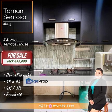 Renovated 🌸 Double Storey Terrace House for SALE │ Taman Sentosa, Klang, Selangor, Klang