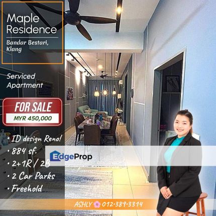 ID-Design 🌸 Move-In Ready Condo for SALE │ Maple Residences, Bandar Bestari, Klang, Selangor, Klang