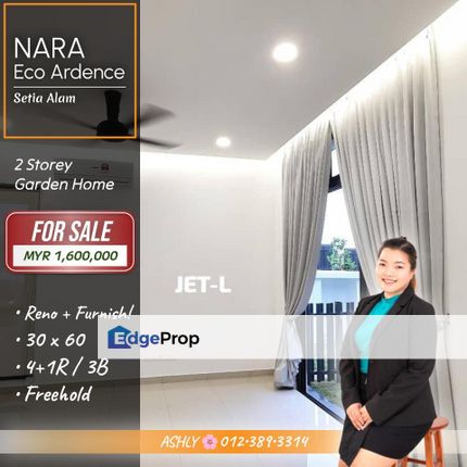 RENO+Furnish 🌸 2 Storey Garden Home for SALE | Nara, Eco Ardence  , Selangor, Shah Alam