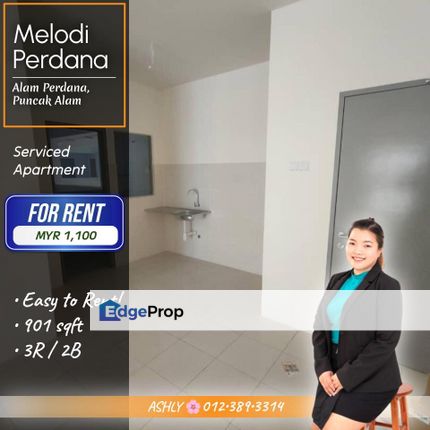 AFFORDABLE 🌸 Serviced Apartment for RENT | Melodi Perdana Residences, LBS Alam Perdana, Puncak Alam, Selangor, Bandar Puncak Alam