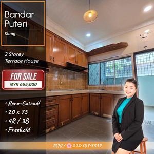 FULLY Renovated 🌸 Double Storey Terrace House for SALE | Bandar Puteri ...