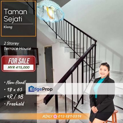 SUPER Value 🌸 Double Storey Terrace House for SALE | Taman Sejati, Klang , Selangor, Klang