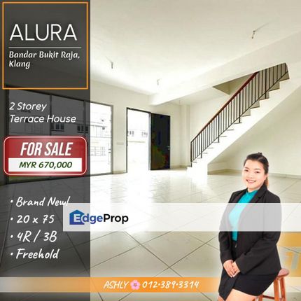 BEST Value 🌸 Modern Double Storey Terrace House for SALE | Alura, Bandar Bukit Raja, Klang  , Selangor, Klang