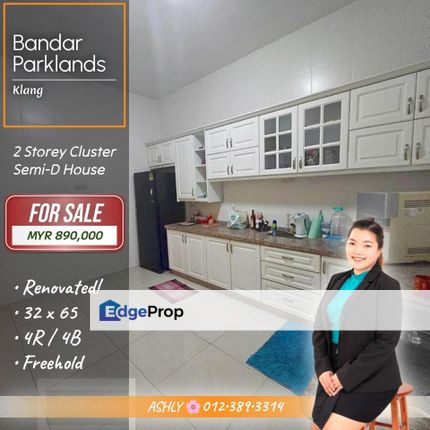 SUPER Value Buy 🌸 2 Storey Cluster Semi-D House for SALE | Bandar Parklands, Klang, Selangor, Klang