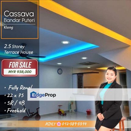 SUPER Value 🌸 2.5 Storey Terrace House for SALE | Cassava, Bandar Puteri, Klang, Selangor, Klang