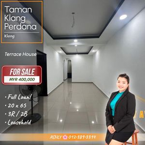 FULL Loan 🌸 Single Storey Terrace House for SALE | Taman Klang Perdana ...