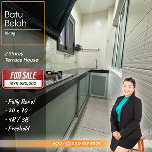 RENO + EXTEND 🌸 2 Storey Terraced House for SALE │ Batu Belah, Klang ...