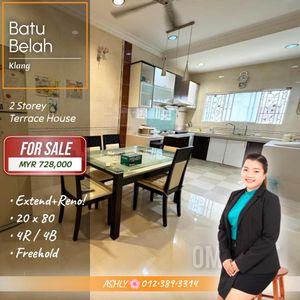 EXTEND + RENO 🌸 2 Storey Terraced House for SALE │ Batu Belah, Klang ...
