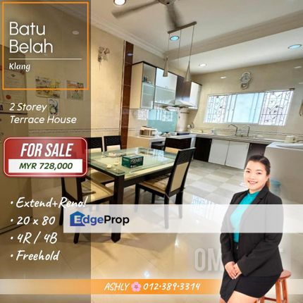 EXTEND + RENO 🌸 2 Storey Terraced House for SALE │ Batu Belah, Klang, Selangor, Klang