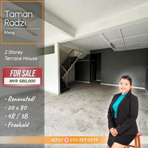 RENO 🌸 2 Storey Terraced House for SALE │ Taman Radzi, Klang for Sale ...