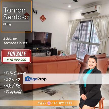 SUPER Value 🌸 2 Storey Terraced House for SALE │ Taman Sentosa, Klang  , Selangor, Klang