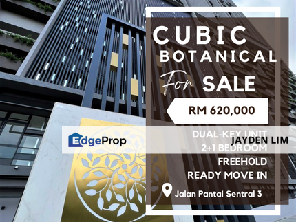 Dual-Key Cubic Botanical 2+1 Bedroom at Bangsar South for Sale, Kuala Lumpur, Pantai Dalam/Kerinchi