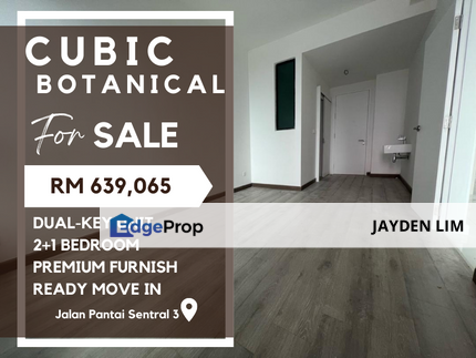 Limited Unit Cubic Botanical Serviced Apartment Premium Furnish at Bangsar South For Sale, Kuala Lumpur, Pantai Dalam/Kerinchi