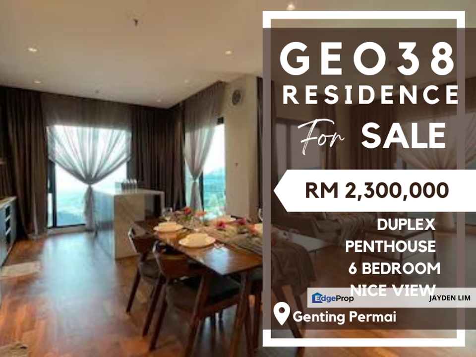 Duplex Penthouse Geo38 Residence Fully Furnish at Genting Highland for ...