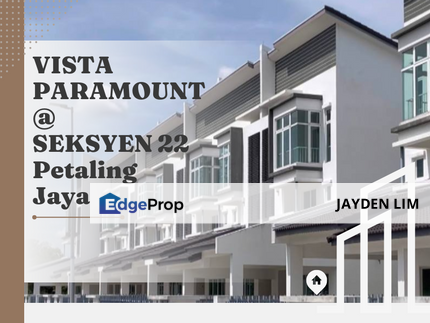 Ready Move In Vista Paramount 3 Storey Terrace at Seksyen 22 Petaling Jaya for Sale, Selangor, Petaling Jaya