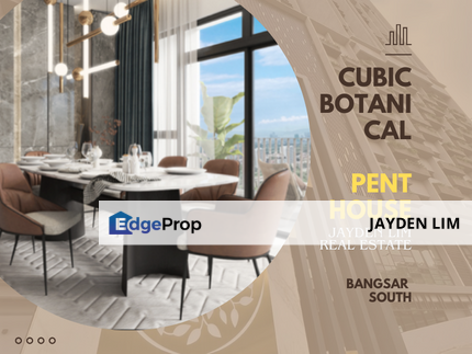 Cubic Botanical Residence 2255sf Penthouse at Bangsar South for Sale, Kuala Lumpur, Pantai Dalam/Kerinchi